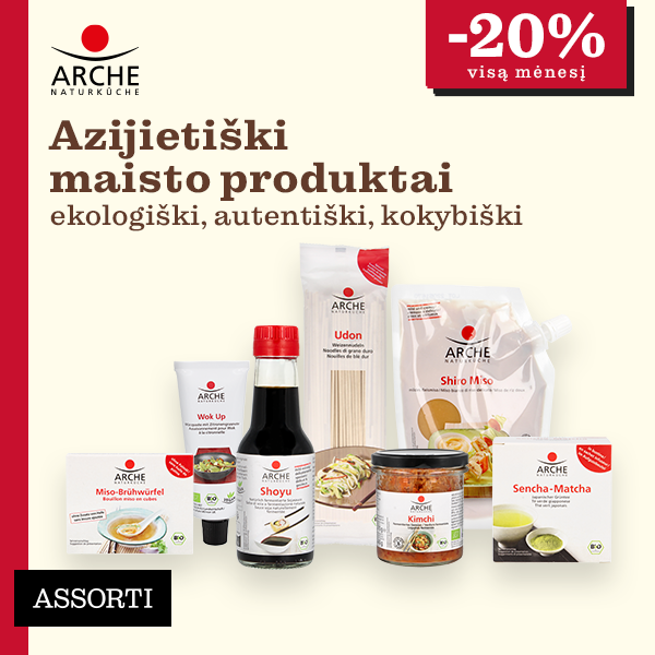 ASSORTI Arche azijieti kiems maisto produktams 20 PANORAMA