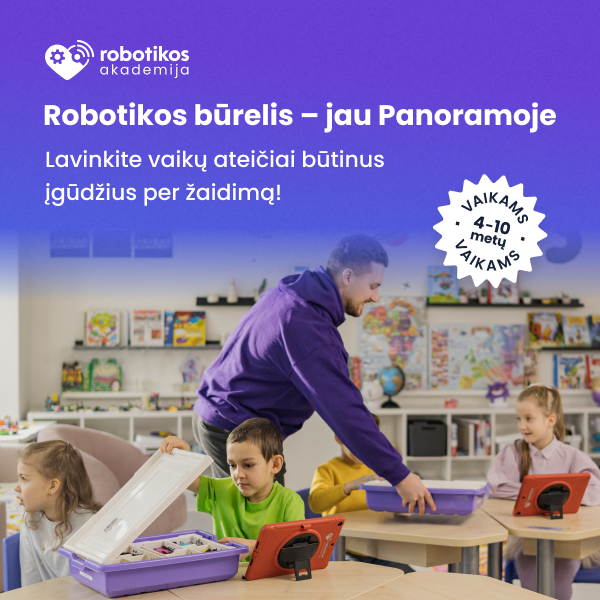 Robotikos burelis jau Panoramoje baneris webui 600x600 px v2